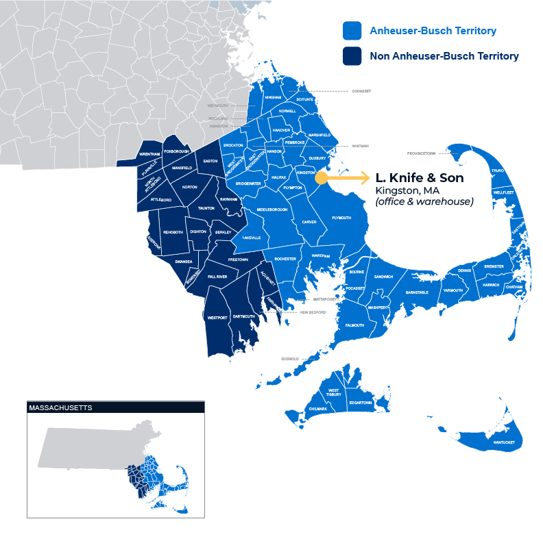 L Knife territory map showing AB territory vs NAB territory.